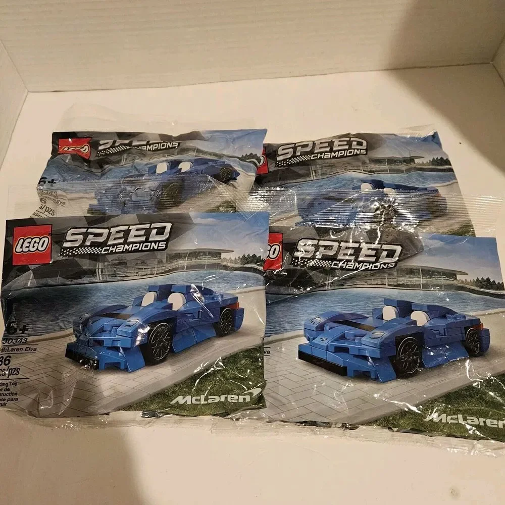 4 Nos LEGO Speed Champions McLaren Elva 30343 Sealed Set Of 4 Building‎ Toy